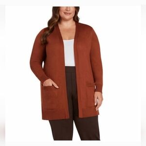 Matty M Ladies Boyfriend Cardigan - RED